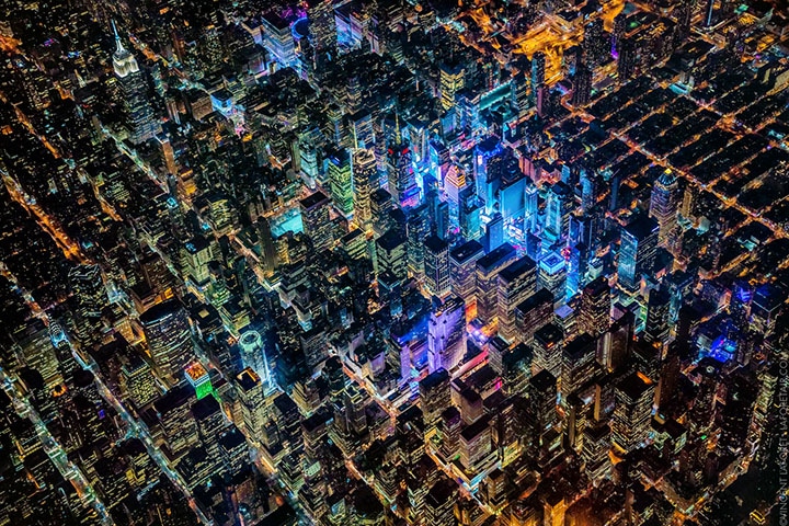 Vincent Laforet’s Dazzling Aerial Night Photos